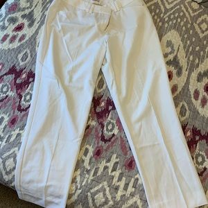 Express white ankle pants